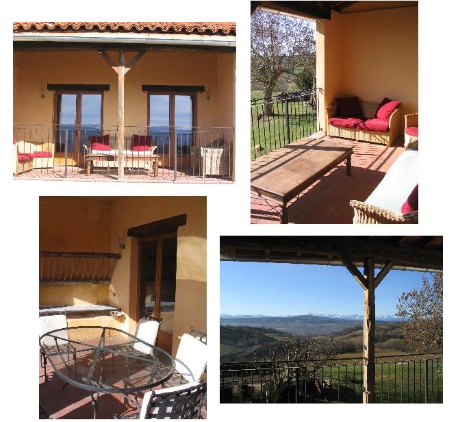 Vue de la loggia à l'étage
