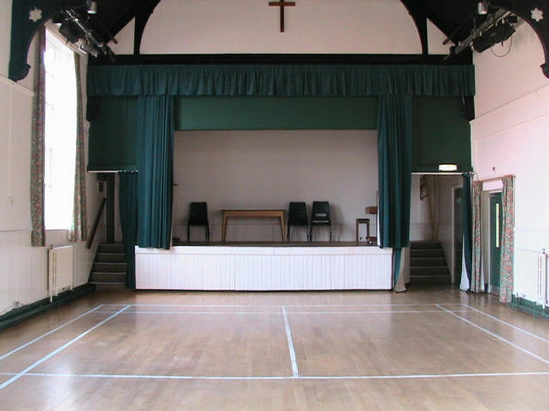 the Stage in Large Hall