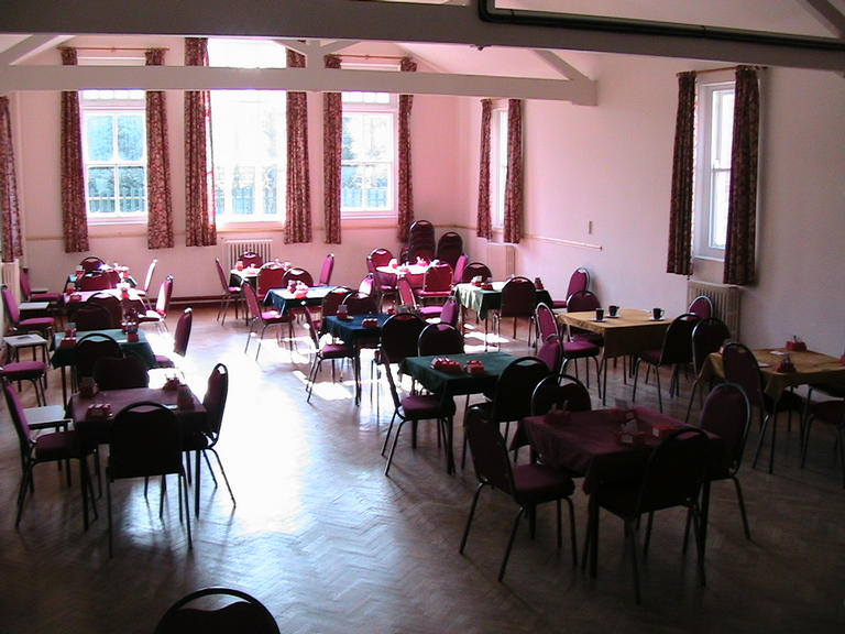 Small Hall set out for Bridge