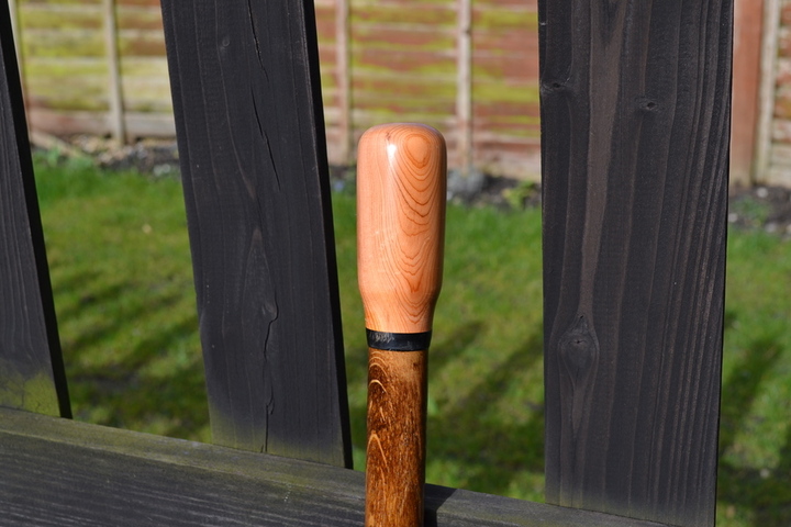Ash Handle Knob Stick.