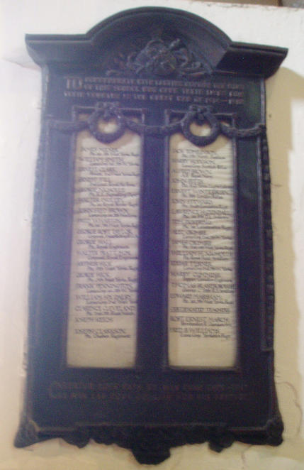 Micklegate Trinity National School War Memorial