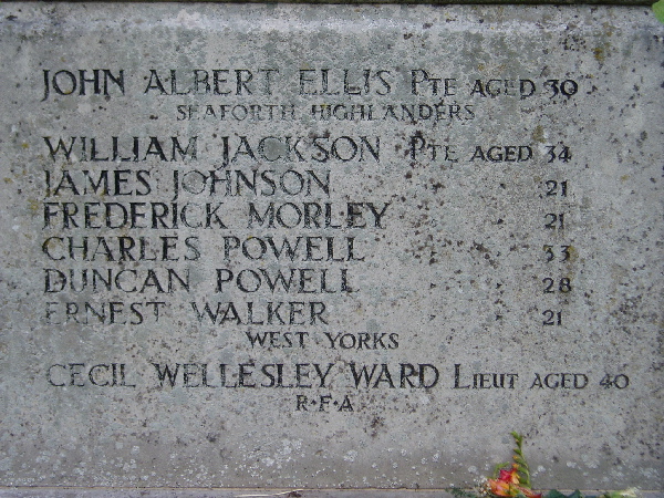 Askham Bryan War Memorial Names