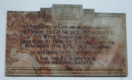 H N Broadbent memorial