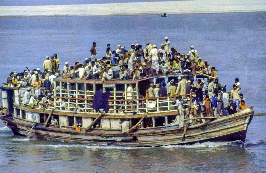 Ferry on the Padma