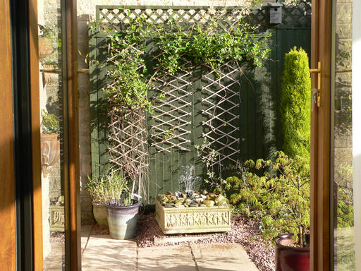 Hypnotherapy Rotherham hypnosis room view of garden