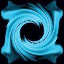 blue spiral