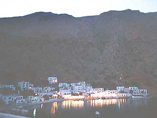 night time view of island