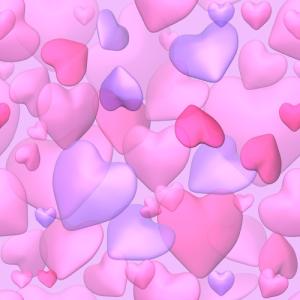 pastel hearts