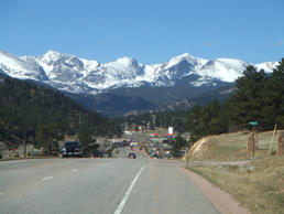 Estes Park -surrounded by the Rockies