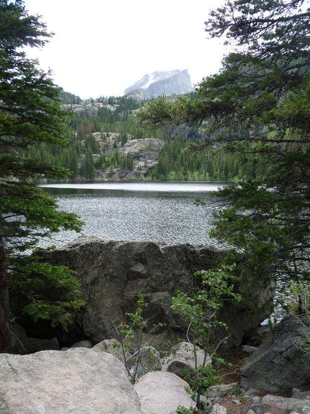 Beautiful Bear Lake & Hallett Peak-12,715 ft.