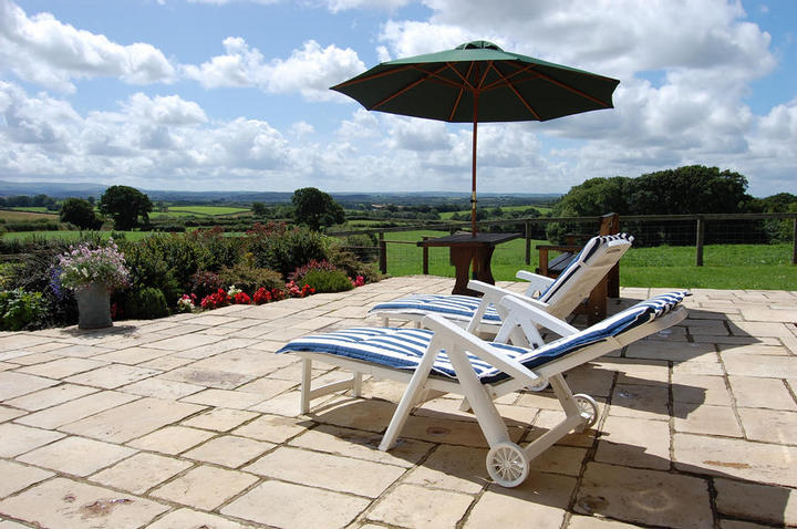 South facing sun terrace