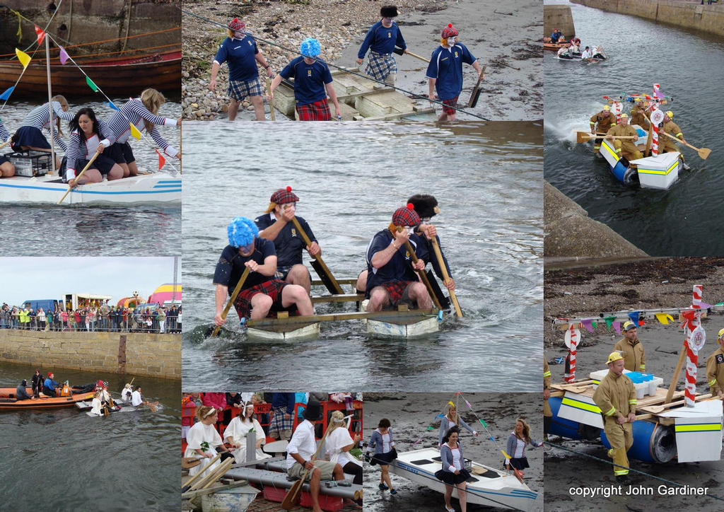 Raft Race participants