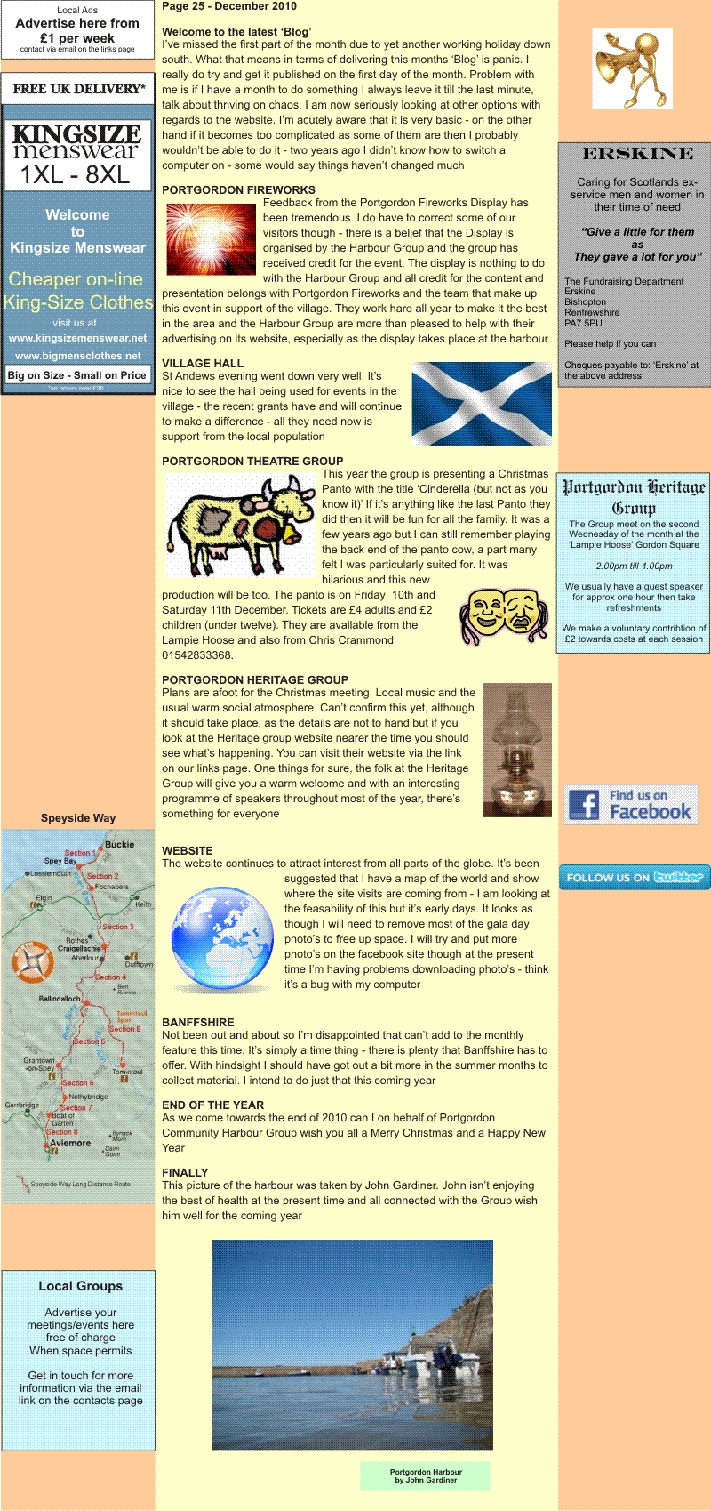 Latest issue of the 'Blog' Thanks for looking