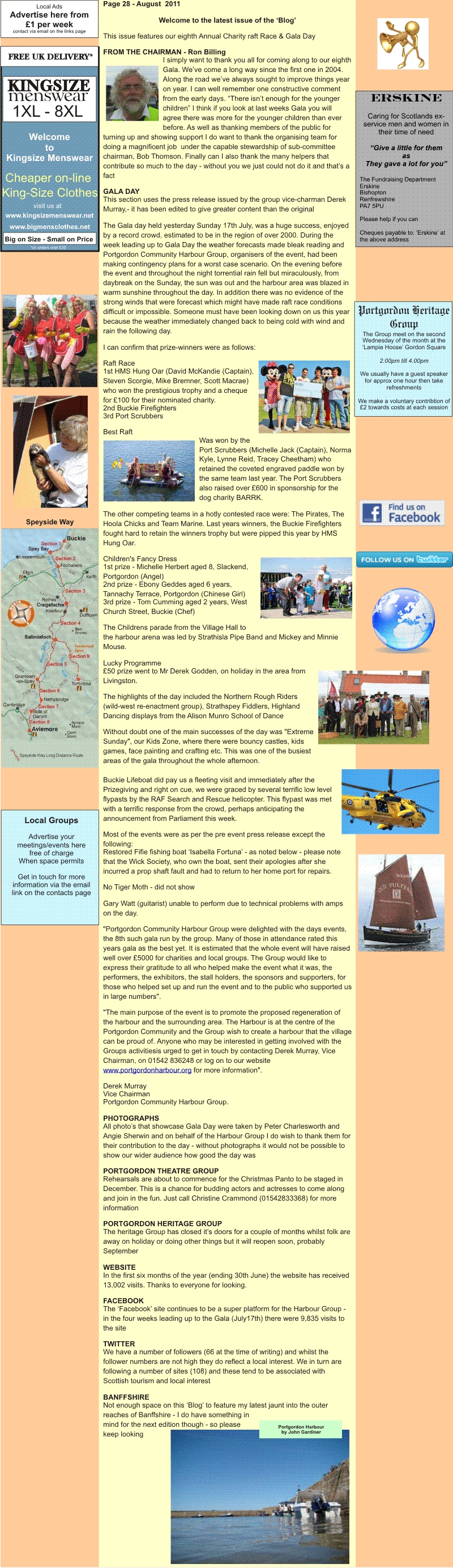 Latest edition of the 'Blog'