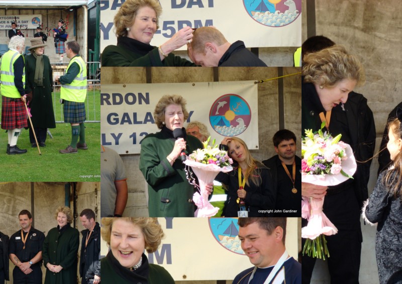 Our special guest for the day. Lord-Lieutenant of Banffshire Mrs Clare Russell