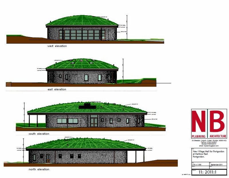 Impressions of the proposed new village hall