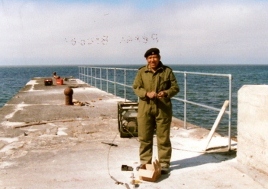 Miles from his homeland working for Portgordon