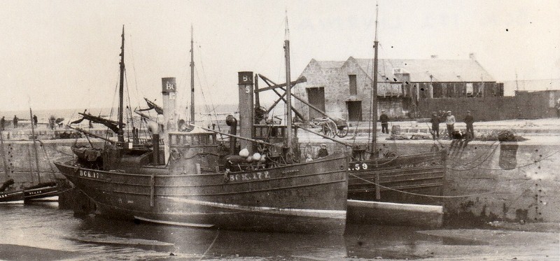 Portgordon Harbour early twentieth century
