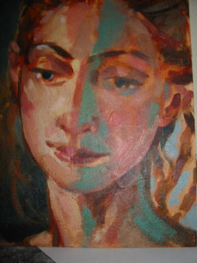 girl green shadow