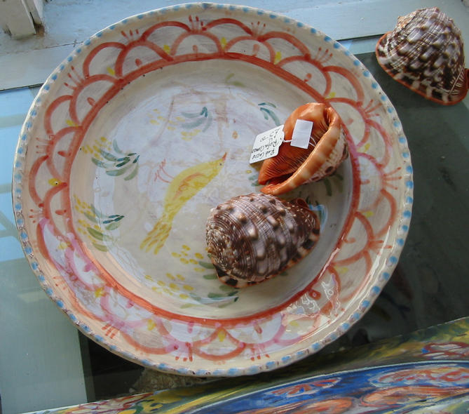 round bird platter