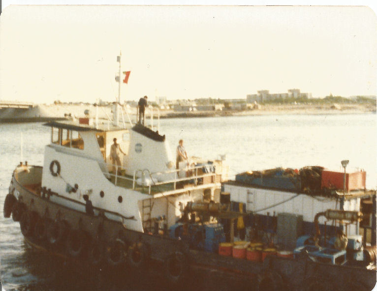 Me Steering NAZ in Dubai Creek
