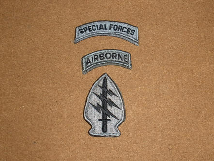 US ACU SF badges