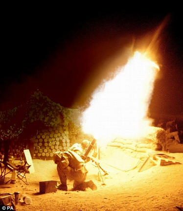 mortar fire