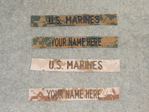 US MARINES MARPAT TABS