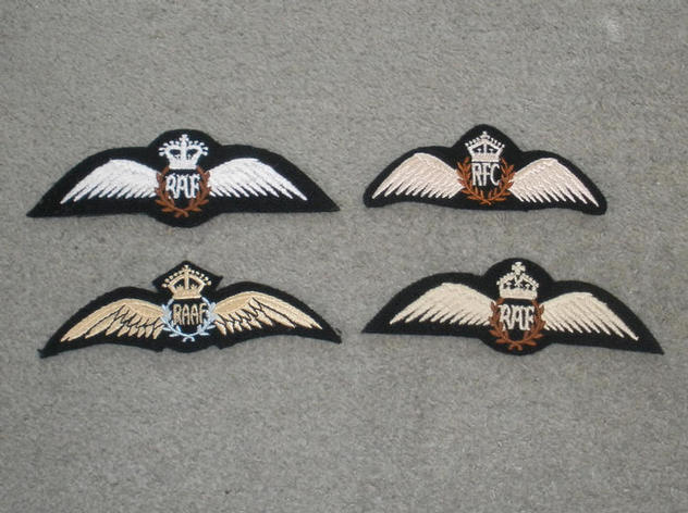 RAF RFC RAAF WINGS