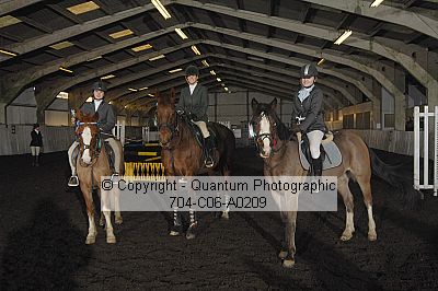 Dartford Divas (Winners of Open Team of Three.)Jessica Lovell  CharlieClare Drury  Au ContraireAmye Hudson-Smith  Garnavilla Trigger