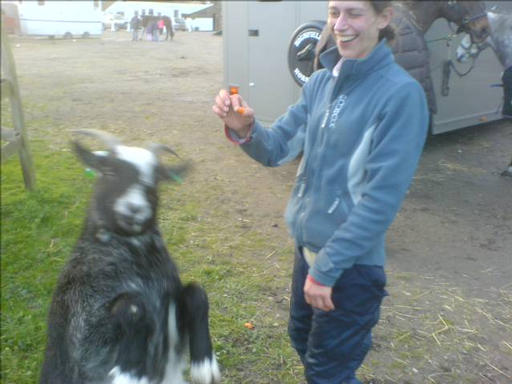 Sara and her new friend