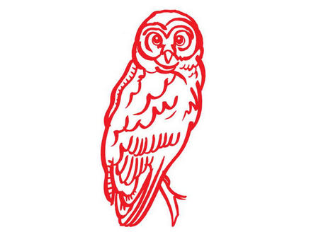 Graphic of an owl.