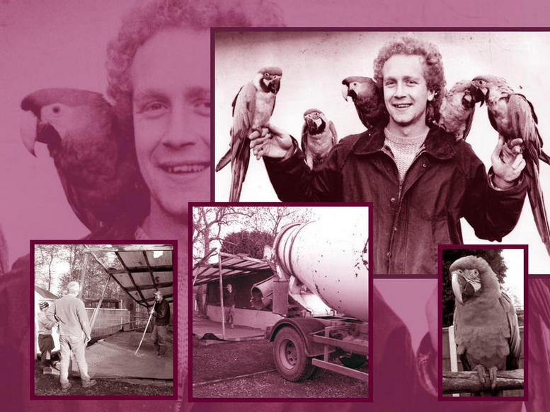 Early photographs of when the Birdgarden first opened.