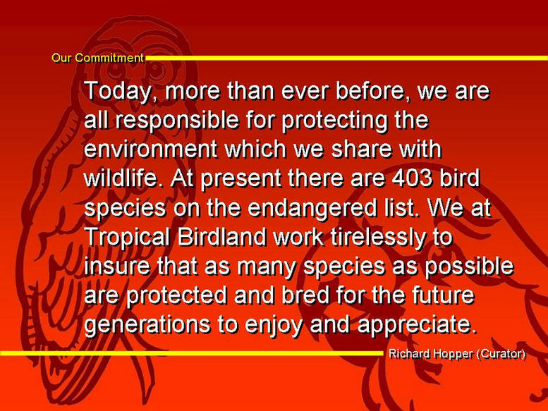 Our Commitment Statement.