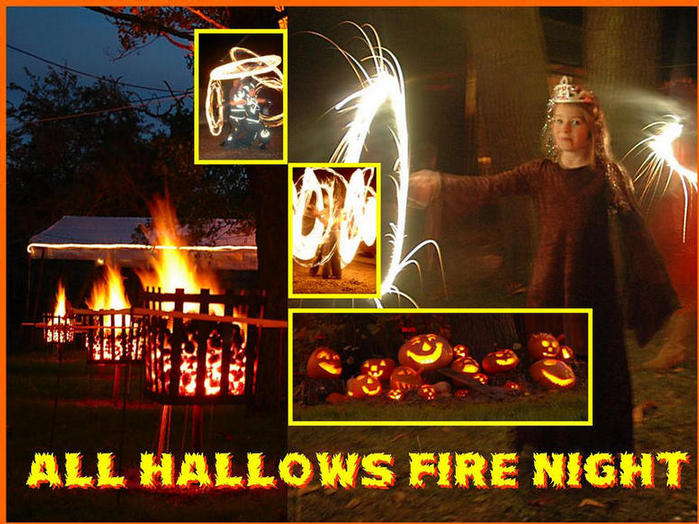 Montage of Halloween Party.