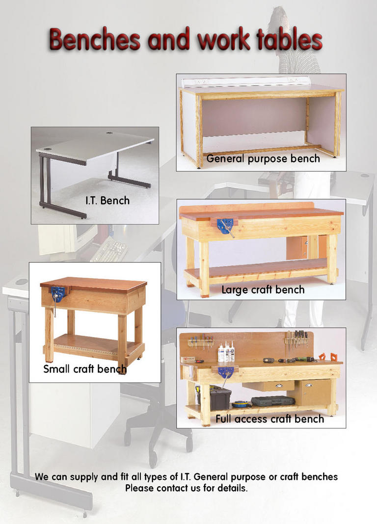 All types of I.T. Benches and Work Tables