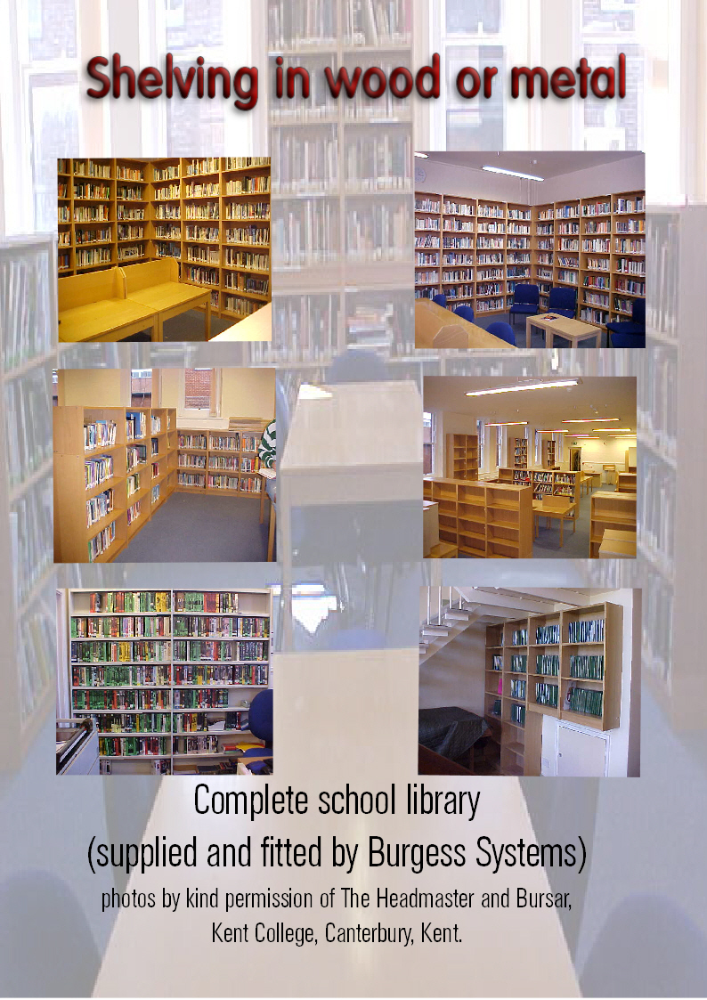 all types of shelving