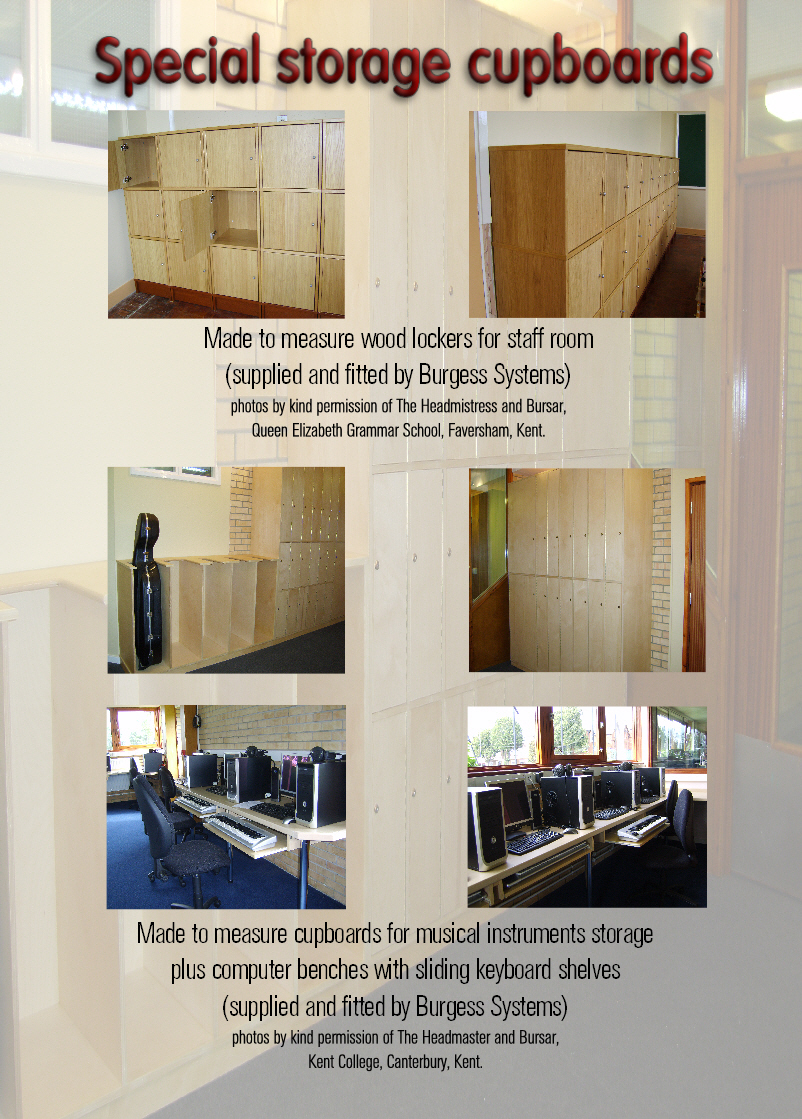 made to measure cupboards.