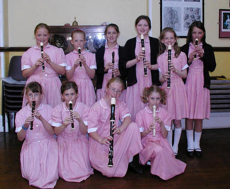 Fairholme recorder consort (June 2005)
