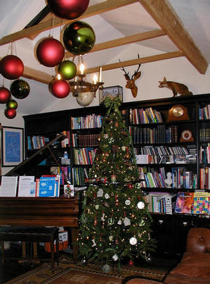 Christmas in the music room