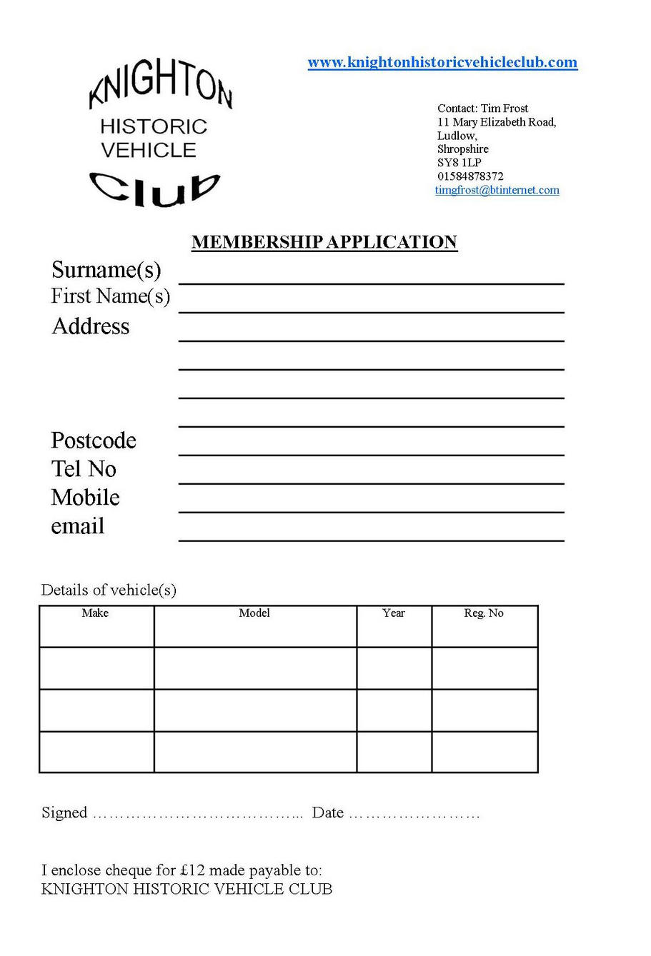 <b><font color=gold>An application form that you can print out and send to us.