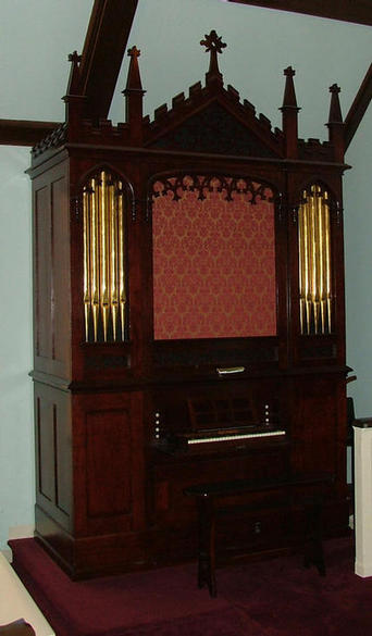 Facade of Jardine organ