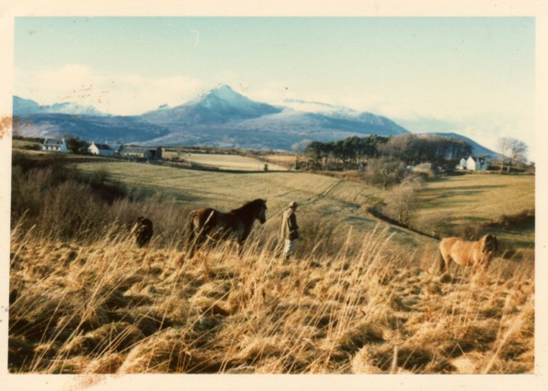 snow on Goat Fell