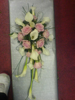 Modern shower bouquet